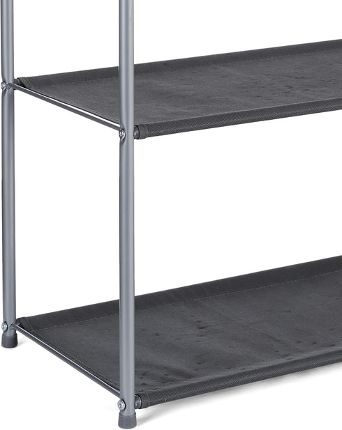 Closet 3 32.7" 12.2" 31" Amazon Basics Freestanding Organizer with Fabric Bins, Drawers and Shelves, Easy to Assemble