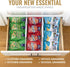 RAPTUROUS Deep Drawer Dividers 4 Pack, Expandable Adjustable Organizer for Clothing, Dresser, Kitchen