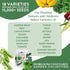 15,000+ Burpee Heirloom Vegetable Seeds - Seeds - Beans, Beets, Cauliflower, Celery, Collards, Cucumber, Eggplant