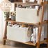 CHICVITA Large Storage Bins, 2-Pack for Organizing, Closet Storage Baskets, 16 ¾" L x 11" W x 9 ¾" H, Beige