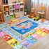 Kids Rugs for Playroom - Soft & Non-Slip 4x5 Feet Educational Rug