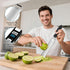 Premium Lemon Zester Grater with Handle, Ultra Sharp Stainless Steel Blade for Cheese, Citrus, and Garlic