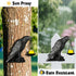 Gothic Crow Wall Art Decor Outdoor Wall Sconce Raven lamp Table Candle Holder Halloween Wall Decor for Patio Garden