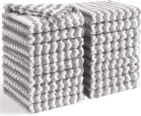 Homaxy 18 Pack Kitchen Dish Cloths, Ultra Soft and Absorbent Dish Towels,