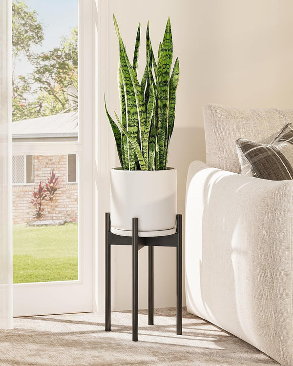 GENTINGBRO Adjustable Plant Stand Indoor, Bamboo Plant Stand Fits 8 9 10