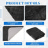 Comfort(Black,54 34 Inch) SmoothNovelty Couples Waterproof Mat Lover Reusable Stainproof Blanket Quiet Easy Use Towel
