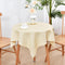Wolkemer 36x36 Inch Square Tablecloth Rustic Textured Polyester Tablecloths Washable Farmhouse Table