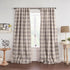 52" 84", 1 Elrene Home Fashions Farmhouse Living Grainger Buffalo-Check Blackout Window Curtain, Living Room
