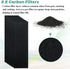 FLT4825 HEPA Filter B Replacement, 4 x True H13 HEPA Filters for G-Guardian Air Purifier AC4825 Series