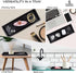 Black Wood Tray for Vanity, Bathroom, or Toilet Tank, Countertop Organizer for Perfume, Jewelry, Candles, DIY Decor