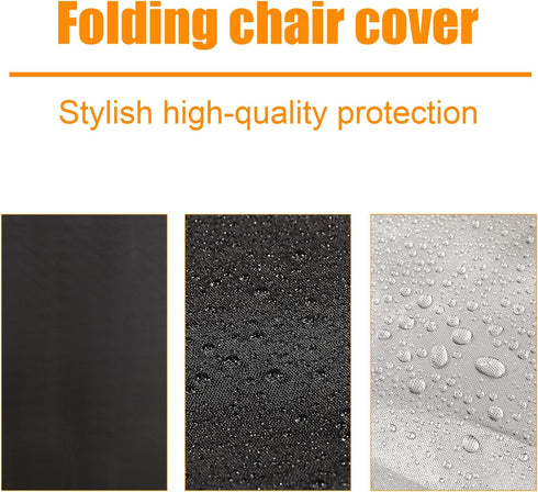 Yxmeiguo 28"x43" Outdoor Zero Gravity Folding Chair Cover, Waterproof Outdoor Furniture Cover, Folding Patio Chair