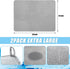 Hushee 2 Pack Extra Large Dish Drying Mat 30 x 24 XL Microfiber Absorbent Dish Pads Large Size Dishes Drainer Mats for Countertop, Sink, Refrigerator or Dryer, 30 x 24 inch