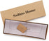 Solino Home Linen Placemats Set of 4 - Classic Hemstitch Lilac 14 x 19 Inch Table Mats, 100% Pure Linen