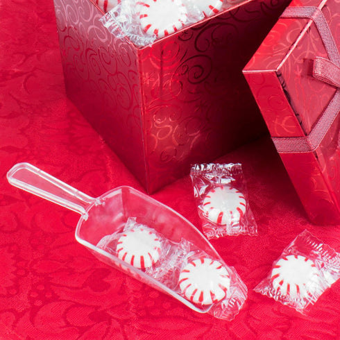 Super Z Outlet 5.5" Mini Acrylic Plastic Kitchen Scoops, Clear, for Weddings, Candy Buffets, Ice Cream