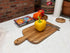 Solid Acacia Wood Cutting and Serving Board with Handle - Handmade, Joint Free, Size: 15" x 8" x 3/4”
