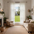 BCLBUSTE 84 Inch 2 52" 84" Boho Curtains Semi-Blackout Panels for Living Room, Linen Tassels Farmhouse Curtains