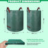 Yujelinn 72 32 & Gallon Reusable Yard Waste & Lawn and Leaf Bags with Handles - Tear Resistant Garden Trash Bags