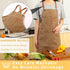Tosewever Canvas Cross Back Chef Cotton Aprons - Large Pockets for Men and Women