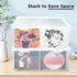 Plastic CD Storage Box, Store 40+ CDs, Clear CD DVD Storage Case