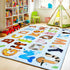 Bolacrom Kids Rugs for Playroom Educational Rug for Learn The ABC Alphabet, Soft Machine Washable Non-Slip Cute Carpet