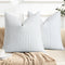 YCOLL Farmhouse Pillow Covers 24x24, Modern Accent Square Throw Pillow Covers Set