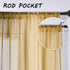 DECOVSUN Brown Gold Ombre Sheer Curtains, Extra Long Tan and Brown Voile Drapes for Girls Kids Room, 2 Panels