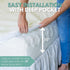 39x80 100% 18" Twin XL Size Premium Bamboo Waterproof Mattress Protector, Viscose from Bamboo, Hypoallergenic, Cooling