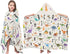 30" 50", Dinosaur Hooded Beach Towel for Kids, Alphabets Hooded Towels for Toddlers x Kids Beach Towels for Pool