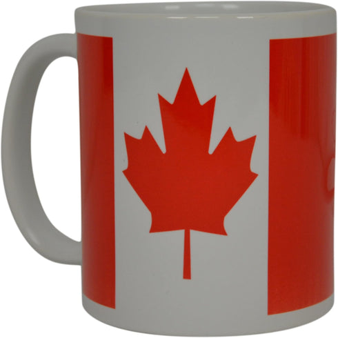 Rogue River Tactical Best Coffee Mug - Canada Canadian Maple Leaf Flag Cup