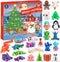FLY2SKY Advent Calendar 2025 for Kids 24 Days Gifts Christmas Countdown Calendar Flexible