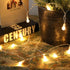 2 Packs 6Ft 20 Bulbs, Vigdur Globe String Lights - Decorative String Lights Battery Operated with Mini Bead Indoor