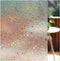 LEMON CLOUD 3D Rubble Design Decorative Window Film, Frosted Glass Static Cling for Glass Door Home (17.5 x 78.7 Inch)