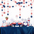Navy-Blue Pink Rose-Gold Gender-Reveal Decorations, 52FT Party Streamers Garland Backdrop Banner Decor for Baby Shower,