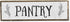 Kitchen Wood Signs, Medium - Wood and Metal, Pantry