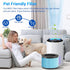 MK01 & MK06 True HEPA Filter Replacement for MK01 MK06, TZ-K1 and DH-JH01 Air Purifier, Standard Version, Blue, 4 Pack