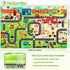 Mfmiudole 59"39.4" Kids Rug Play Mat for Toy Cars, Construction Site Road Traffic for Playroom Kids City Engineering