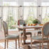 jinchan 54 Inch 2 Winslow Linen Curtains Length Small Window Curtains Embroidered Bordered Floral Drapes Light