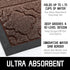 Yimobra Welcome Door Mat, Heavy Duty Non-Slip Front Door Mat for Home Entrance, 29.5 x 17 Inch, Coffee