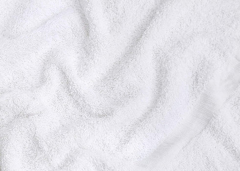 12 (20x40 Inches) GOLD TEXTILES Pcs New White Cotton Blend Terry Bath Towels Salon/Gym Towels Light Weight Fast Drying
