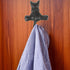 HOMSFOU 2pcs Cast Iron Cat Hook, Decorative Wall Mount Hook for Coat and Key Holder