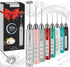 YUSWKO Milk Frother Handheld for Coffee, Rechargeable Drink Mixer with 3 Heads, Electric Whisk Gift for Occasions