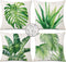 Outdoor Throw Pillow Covers 18x18, Set of 4 Waterproof Tropical Leaves Cushion Covers for Patio Garden