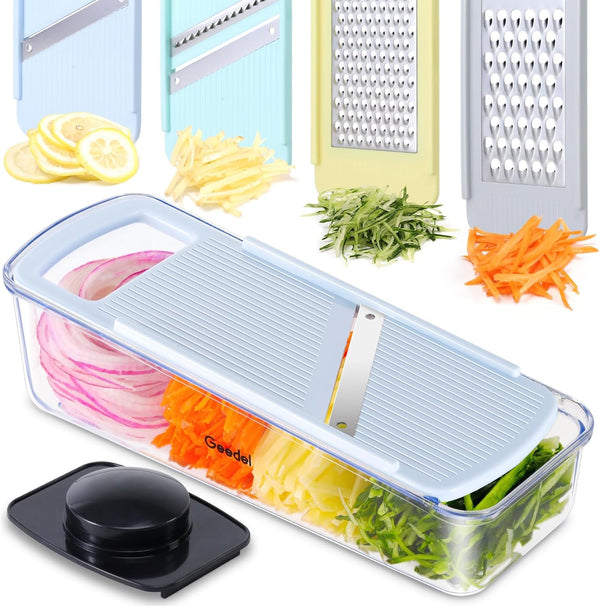 Geedel Professional Mandoline Slicer for Kitchen, Multi Purpose Vegetable Slicer Cutter, Vegetable
