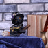 Nemesis Now Tabitha Small Witches Familiar Black Cat and Broomstick Figurine, 11cm