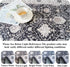 5x7 (5x7 Living Room Area Rugs: Washable Non-Slip Stain Resistant Rug for Bedroom Dining Room Vintage Ultra Soft Indoor
