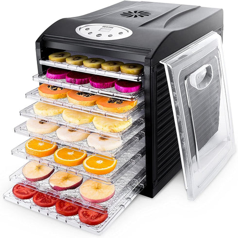 GUCUJI Pack of 6 Premium Non Stick Silicone Dehydrator Sheets for COSORI CP267-FD & Magic Mill
