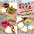 Sandwich Cutter and Sealer, Round Heart Star 3Pcs Shapes Decruster Press Mold + 8pcs Mini Vegetable Cookie Cutters