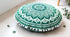 22" CRAFT KALA IN Round Mandala Floor Pillow Cushion Cover Seating Throw Cover Hippie Decorative Bohemian Ottoman Poufs