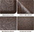 KMAT Kitchen Mat, Cushioned Anti-Fatigue Waterproof Non-Slip Ergonomic Comfort Floor Mat Rug, 30"(L) x 20"(W), Brown