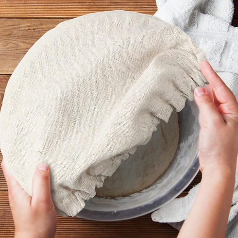 5 Pcs Reusable Bowl Covers, Large Cloth Fabric Bowl Covers, Stretch Elastic Food Storage Container Reusable Lids for